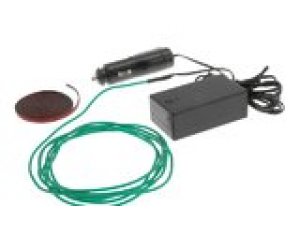 Neon Wire Kit mit Soundsensor, grn, 2,2mm x 2m, 12V (m. Transformator)