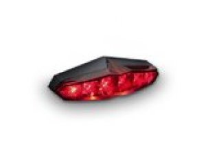 LED Ruecklicht Koso Infinity mit Kennzeichenbeleuchtung - rot