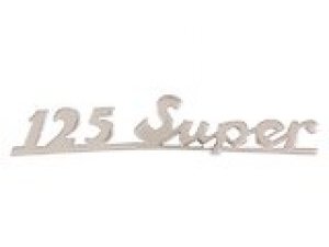 Emblem Vespa Super 125cc chrom