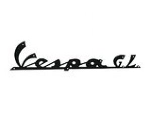 Emblem Vespa GL schwarz