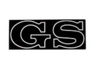 Emblem Vespa GS schwarz
