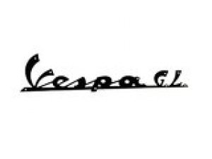Emblem Vespa GL schwarz