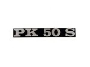 Emblem Vespa PK 50 S schwarz / chrom