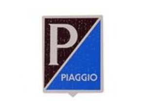 Emblem Piaggio schwarz / blau