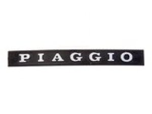Emblem Piaggio schwarz / chrom