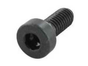 Schraube Innensechskant M4x10 / Stahl schwarz kleiner Kopf (Flachkopf) DIN 6912 / 8.8