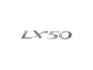 Emblem Seitenhaube LX 50 (zum Kleben) Vespa LX 50cc chrom