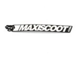 Aufkleber Maxiscoot schwarz / wei 70x8,5mm