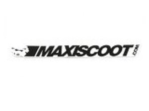 Aufkleber Maxiscoot schwarz / wei 120x14mm