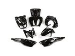 Verkleidungskit (7 Teile) metallic schwarz MBK Stunt / Yamaha Slider Naked