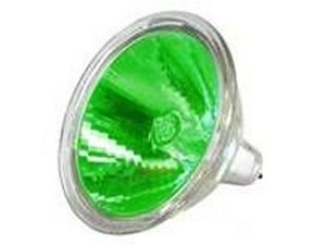 Halogenscheinwerfer 12V / 25 Watt für Doppeloptik, grün...