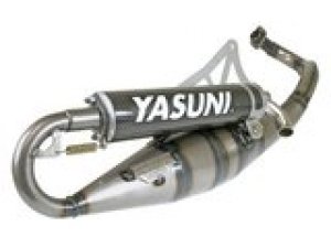 Auspuff Yasuni R, Black Edition Aprilia SR 2000 LC / Suzuki Katana LC
