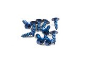 Verkleidungsschrauben Set M5x12 Alu blau (x 10)