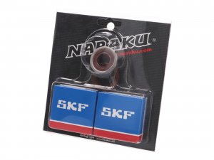Kurbelwellenlager Satz Naraku SKF C4 Metallkfig fr Minarelli AM