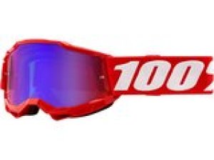 Crossbrille 100% Accuri 2 Kids rot / blau verspiegelt