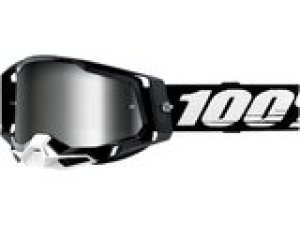 Crossbrille 100% Racecraft 2 schwarz silber verspiegelt
