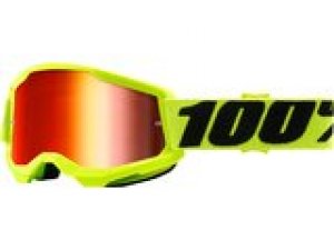 Crossbrille 100% Strata 2 Kids gelb / rot verspiegelt