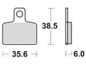 Bremsbelge Braking 832CM46 Sinter-Metall