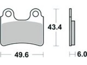 Bremsbelge Braking 831CM46 Sinter-Metall