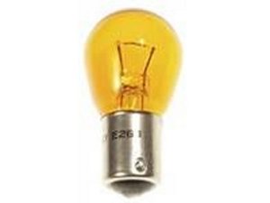 Birne 12V / 21W gelb BA15S Kontakte 6.00 Uhr Blinker...