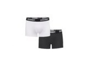 Boxer Shorts Logo 2-Pack Brandit wei/schwarz XXL