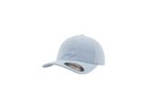 Baseball Cap Dad Hat Garment Washed Cotton Flexfit light blau L/XL