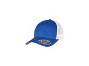 Baseball Cap Mesh 2-Tone 110 Flexfit blau/wei