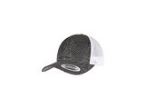 Baseball Cap 360° Omnimesh Flexfit 2-Tone charcoal/wei