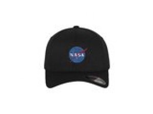 Baseball Cap NASA Flexfit schwarz L/XL