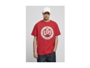 T-Shirt College Southpole dunkelrot L