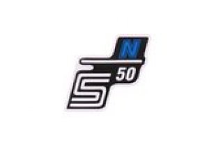 Schriftzug S50 N Folie / Aufkleber blau Simson S50
