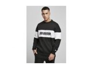 Sweater Rundhals / Crewneck Block Starter schwarz/wei L