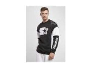 Sweater Rundhals / Crewneck Racing Starter schwarz/wei XL