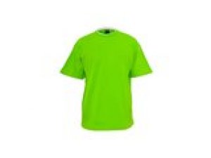 T-Shirt Tall Contrast lime grn/wei 3XL