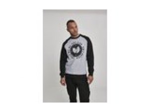 Sweater Crewneck / Rundhals Wu-Wear Aint Nothin heather grau/schwarz XL