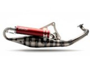 Auspuffanlage Yasuni Carrera 10 Rot Peugeot liegend