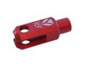 Einsteller / Gabelkopf Hinterradbremse CNC YCF Pit Bike rot