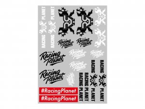 Aufklebersatz Racing Planet 29,7x21cm 20-teilig klar