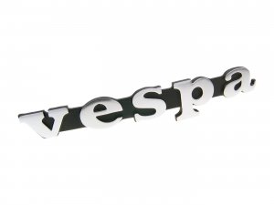 Schild / Schriftzug Vespa fr Beinschild fr Vespa 50, PX, Rally, Sprint, Special