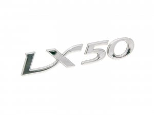 Schild / Schriftzug LX50 fr Seitenverkleidung fr Vespa LX 50