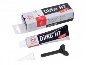 Dichtmasse Dirko HT Silikon schwarz -60C bis +315C 70ml