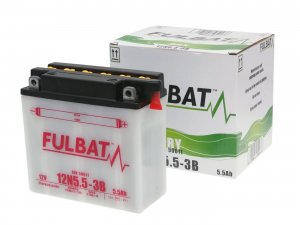 Batterie Fulbat 12N5,5-3B DRY inkl. Surepack
