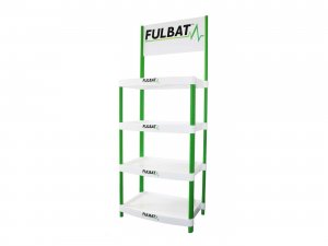 Verkaufs-Display / Dealer Display Fulbat fr Produktprsentation im Ladenlokal