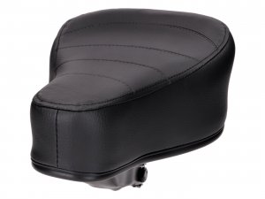 Sattel / Sitz hoch abgesteppt gefedert schwarz mit Puch-Schriftzug fr Puch Mofa