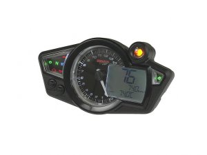 Multifunktions-Tachometer Koso RX1N GP Style schwarz-wei