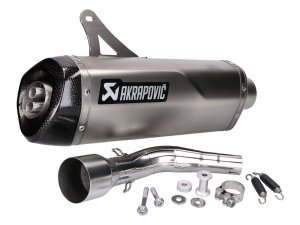 Auspuff Akrapovic Slip-On Line SS silber für Vespa GTS,...