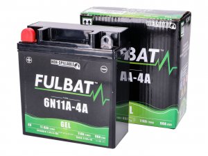 Batterie Fulbat 6N11A-4A 6V 11Ah GEL fr Simson S50, S51, SR50, SR80, MZ TS/ ES/ ETS
