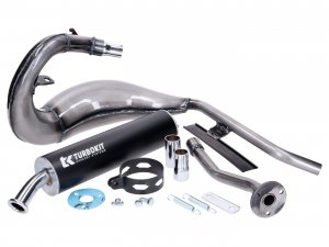 Auspuff Turbo Kit Bufanda R lackiert / ESD Aluminium fr Beta RR 2021- Euro5