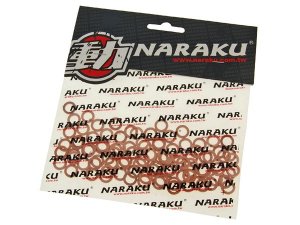 Dichtringe Kupfer Naraku 6x10x1,5mm 100 Stck