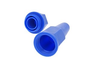 Zndkerzenbox Plastik blau universal